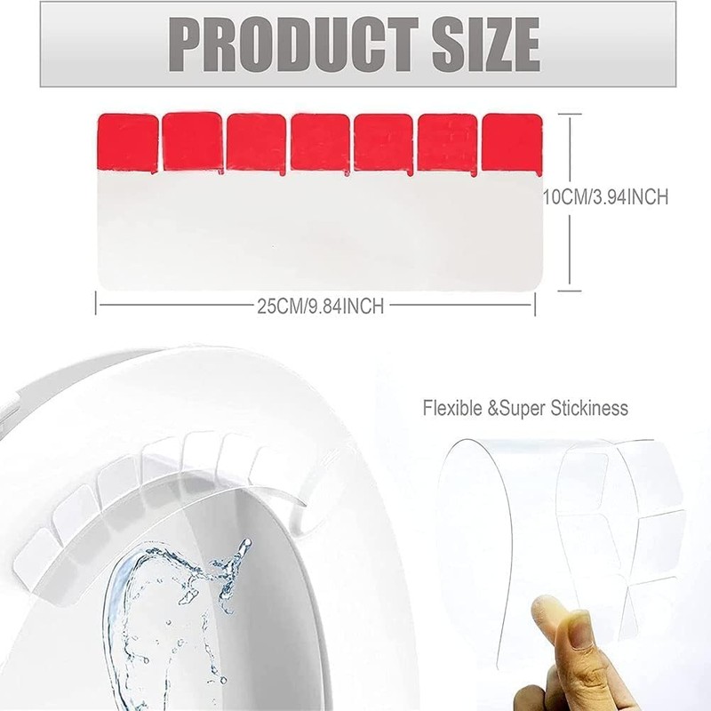 Toilet Seat Splash Guard Transparent Potty Training PIPI Splash Guard