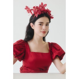 Coucoland Flower Fascinators for Women - Tea Party Floral Headband Church Kentucky Cocktail Derby Hats for Wedding Costume