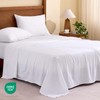 LGCLUMINA Pure Cotton Sheets - 4 Piece Queen Sheet Set,