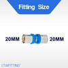 LTWFITTING Press Fitting Coupling 20 mm for Pipe Multilayer Composite