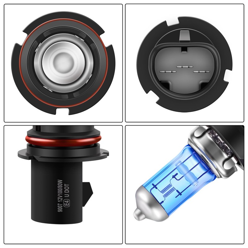 WinPower 9007 HB5 Halogen Bulbs, 100/80w 5500K White High Performance