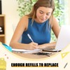 Outus 30 Pieces 0.7 mm Retractable Pen Refills Replacement Ballpoint