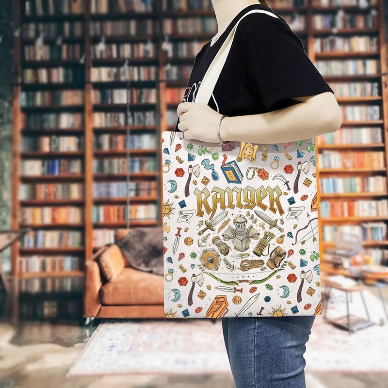 TSOTMO DD Game Merch Castle Warrior Tote Bag for Game