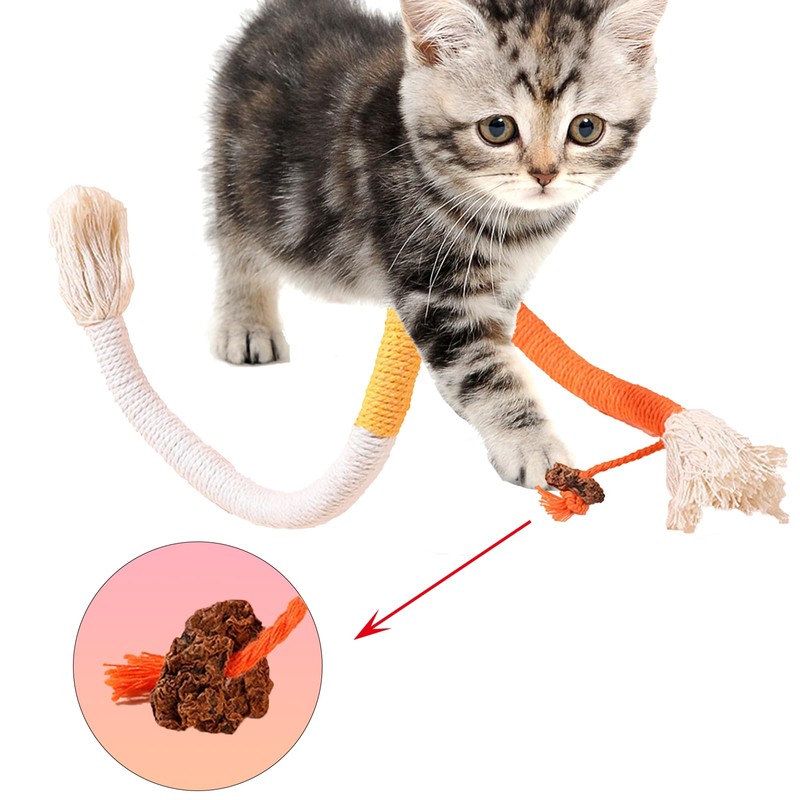 Cat Toy, Chewing Toy, Toothpaste, Bruxing Stick, Natural Safe, Chewing