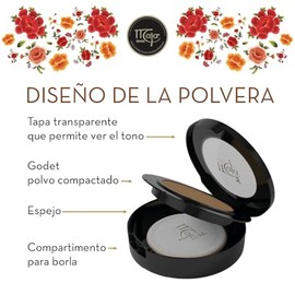 Maja Compact Cream Powder, 0.53 Ounce, Arabesco