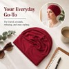 Soft Stretch Turban Cap for Women, Lightweight & Breathable Head