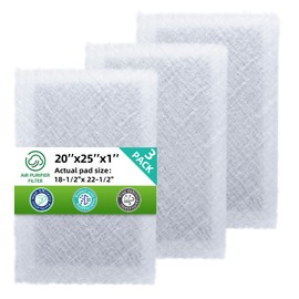 20x25 Replacement Filter Pads Compatible with MicroPower Guard Air Cleaner,Electrostatic Fiberglass+Activated Carbon(3 Pack)