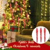 Vercraft 36 Pcs Christmas Tree Icicle Ornaments 2.36 Inches Mini