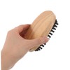 SAFIGLE Wooden Handle Mens Beard Brush Heated Beard Shaping Tool