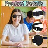 opasyo Eyepatch 2pcs Reusable Eye Patches,3D Adjustable Eye Patch for