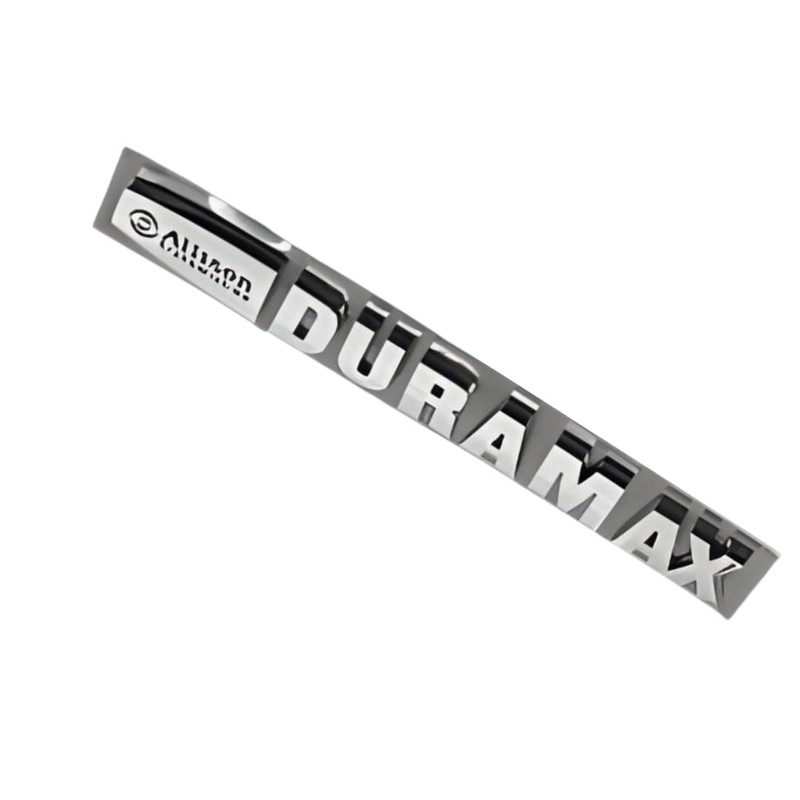 Duramax Badge Emblems 2-Piece in Chrome with Blue for 2007-2020