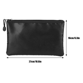 Document Bag Fireproof Pouch Briefcase Fire-Resistant Security Waterproof Passport Money Laptop Keeping for Home Office(27 * 16CM)