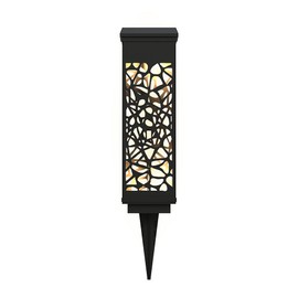 Koda Solar Mosaic Square Bollard Light (4-Pack)