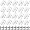 Qunclay 20 Pack Cam Action Window Sash Locks and Keeper,