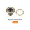 METALLIXITY Eyelets with Washers (10 x 5 x 7mm) 100Pack,