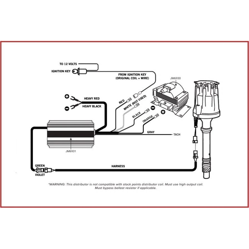 MAXX Billet Electronic Distributor Coil 1969-1980 Ford Mercury 351W V8