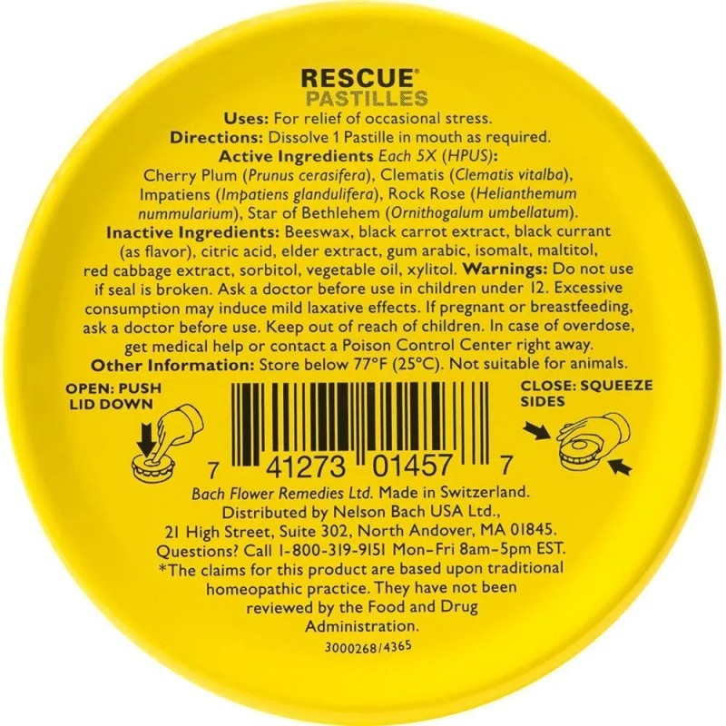 Rescue Bach Alivia Estres Natural