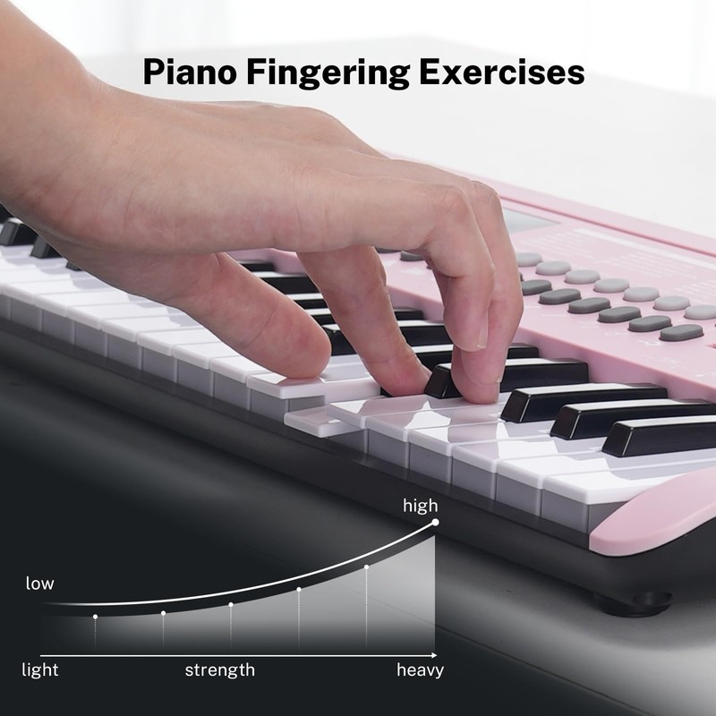 POGOLAB MK-2 37 Keys Kids Keyboard Piano, Portable Small Keyboard