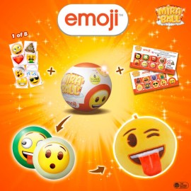Wyncor Emoji MiraBall Collectible Blind Box for Kids Plush Blind Box Mystery -(2Pack)