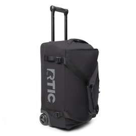 RTIC Road Trip Rolling Duffle Bag with Wheels for Men and Women, Traveling Tote for Camp, Travel, Gym, Weekender, Camping, Overnight Carry On, Sports, Spacious, Water Resistant, Medium, Black