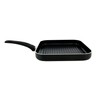 IMUSA USA IMU-30026 Square Griddle with Ridges 10.5-Inch, Black