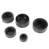 5PCS Motorcycle Frame Hole Cover Caps Plug Kit Decor for