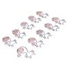 100pcs Cat Shape Paper Clips Colorful Plating Process Increased Slip