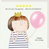 Rosie Made A Thing Five Star Daughter Birthday Card Humour