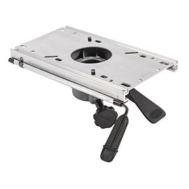 Wise 8WD374 Fore & AFT Seat Slide with Locking Seat Mount, for 2 7/8" Seat Pedestal Post, Aluminum