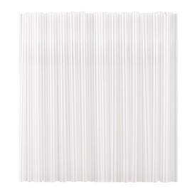 100 Pcs Clear Plastic Straws, Disposable Drinking Straws, 8.26" Long and 0.23'' Diameter