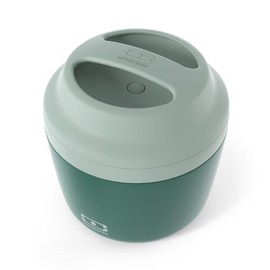 monbento - Insulated Bento Lunch Box MB Element Green Bicolor - Insulated Lunch Box that Keeps Meals Hot/Cold - BPA Free Lunch Box - Durable and Safe - Green