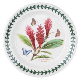 Portmeirion Exotic Botanic Garden Bread and Butter Plate with Red Ginger Motif