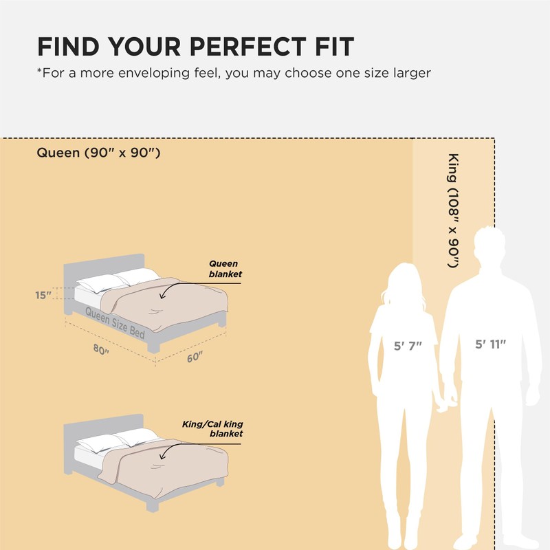 Bedsure GentleSoft Fleece Blankets Queen Size Brown - Bed Blanket