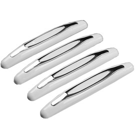 Car Door Edge Guards, Car Door Protector Universal Auto Door Side Edge Protection Sticker - Anti Collision Anti-rub Fashion, Fits Most Car SUV Pickup Truck- 4Pcs (White)