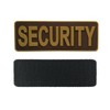 uuKen Large Coyote Tan Security Officer Tactical PVC Rubber Patch