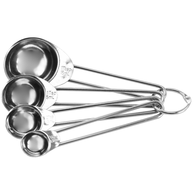 MegaChef 14 Piece Stainless Steel Measuring Cup and Spoon Set