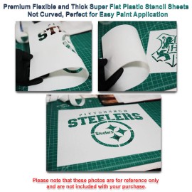 Unbranded Detroit Tigers Stencil – Reusable & Durable – 10 Mil High Quality Mylar - 11x8.5 sheet