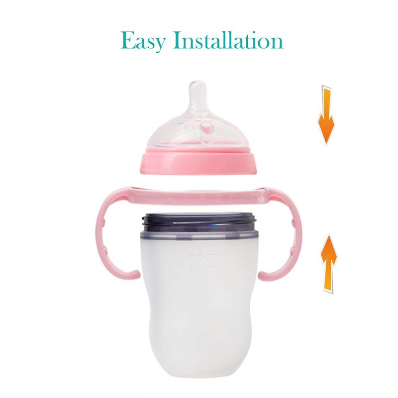 Bottle Handles Grip Compatible for Comotomo Baby Feeding Bottle (2