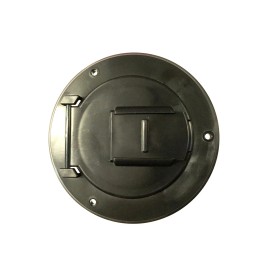 Valterra BLACK Electric Power Cord Small Round Cable Hatch 3" Cutout RV