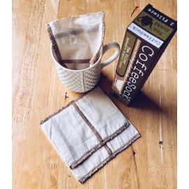 CoffeeSock ’The Original’ Reusable 100% Organic Cotton TeaSock - 3 pack Reusable Zero-Waste Tea Filters | Coffee Sock Cloth Tea Filter | Zero-Waste & Eco-Friendly