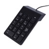 Elprico USB Numeric Keypad, Black Mini Number Pad Numpad with