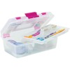 Creative Options 114-082 Molded Storage Craft Box with Lift-Out Tray,