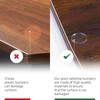 Glass Table Top Anti Slip Pads, 50 Pcs Glass Table