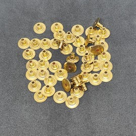 Mertia Jewels® (50 Pcs Approx) Extra Premium Golden Bullet clutch/Premium Earring Stopper/ Earring Nuts Golden/ Earring Golden Metal Stopper / Earring Back Stopper/ Earring Back Supporter/ Earring Post Back Stopper Golden/ Golden Earring Stopper(Luxury G