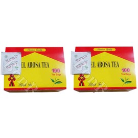 EL AROSA TEA BAGS (RED) - Egypt - 100 ct - Pack of 2