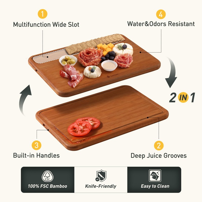 Extra Large Bamboo Cutting Board Set Over Sink Nice Solid