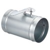 PATIKIL 5" HVAC Duct Manual Volume Damper, Metal Adjustment Airflow