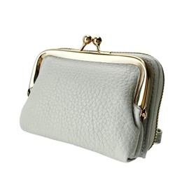 [HiChiclife] Small Wallet, Large Capacity, Mini Wallet, Multi-functional, Compact, white