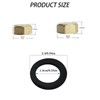 8 PCS Brass Blanking Cap, Female Blanking Stop Cap with