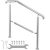 VEVOR Handrail for Outdoor Steps, 2-3 Steps Outdoor Handrail, Adjustable